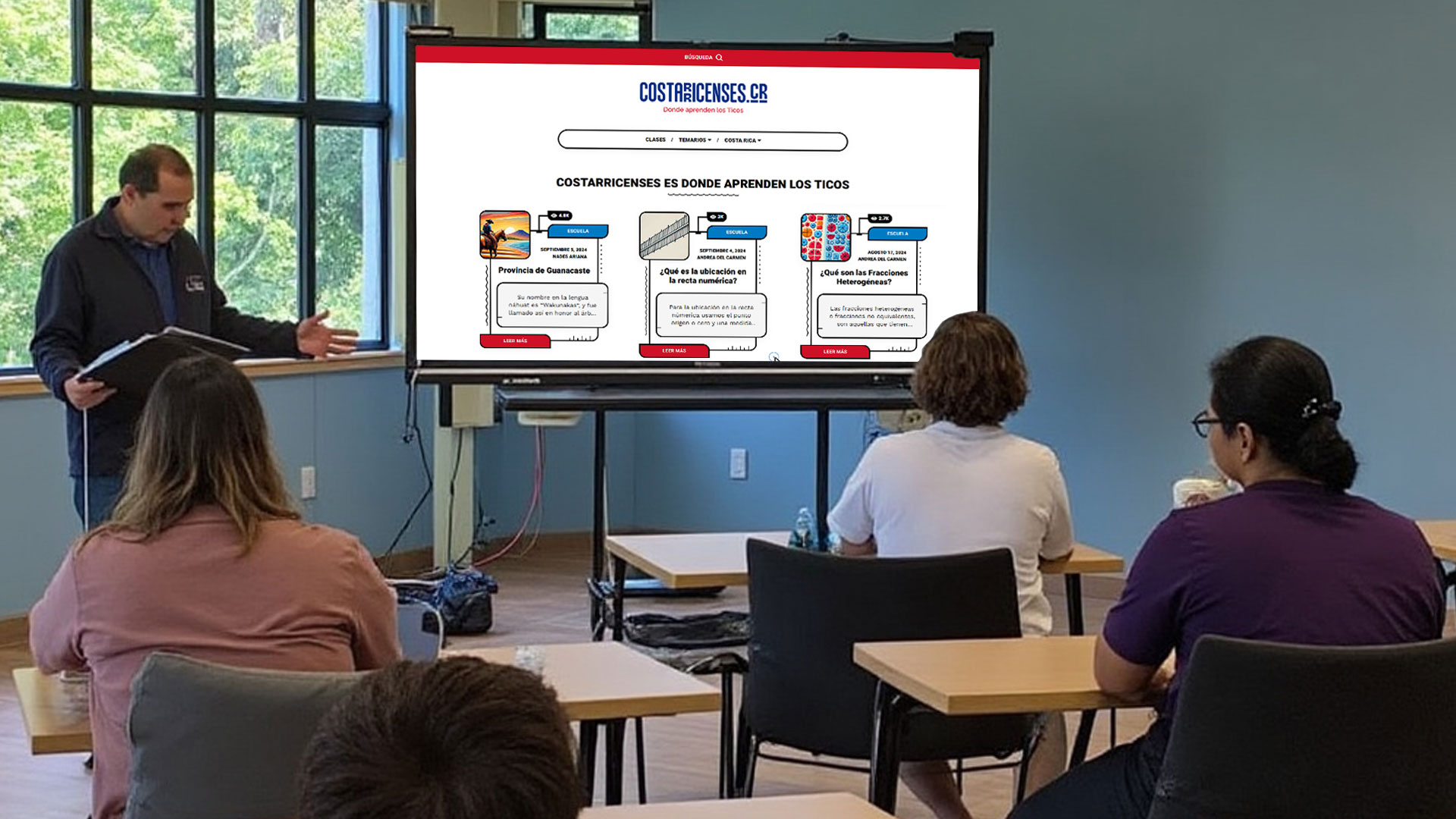 La plataforma educativa de Costarricenses.cr alcanza cientos de miles de visitas en cada clase gratuita