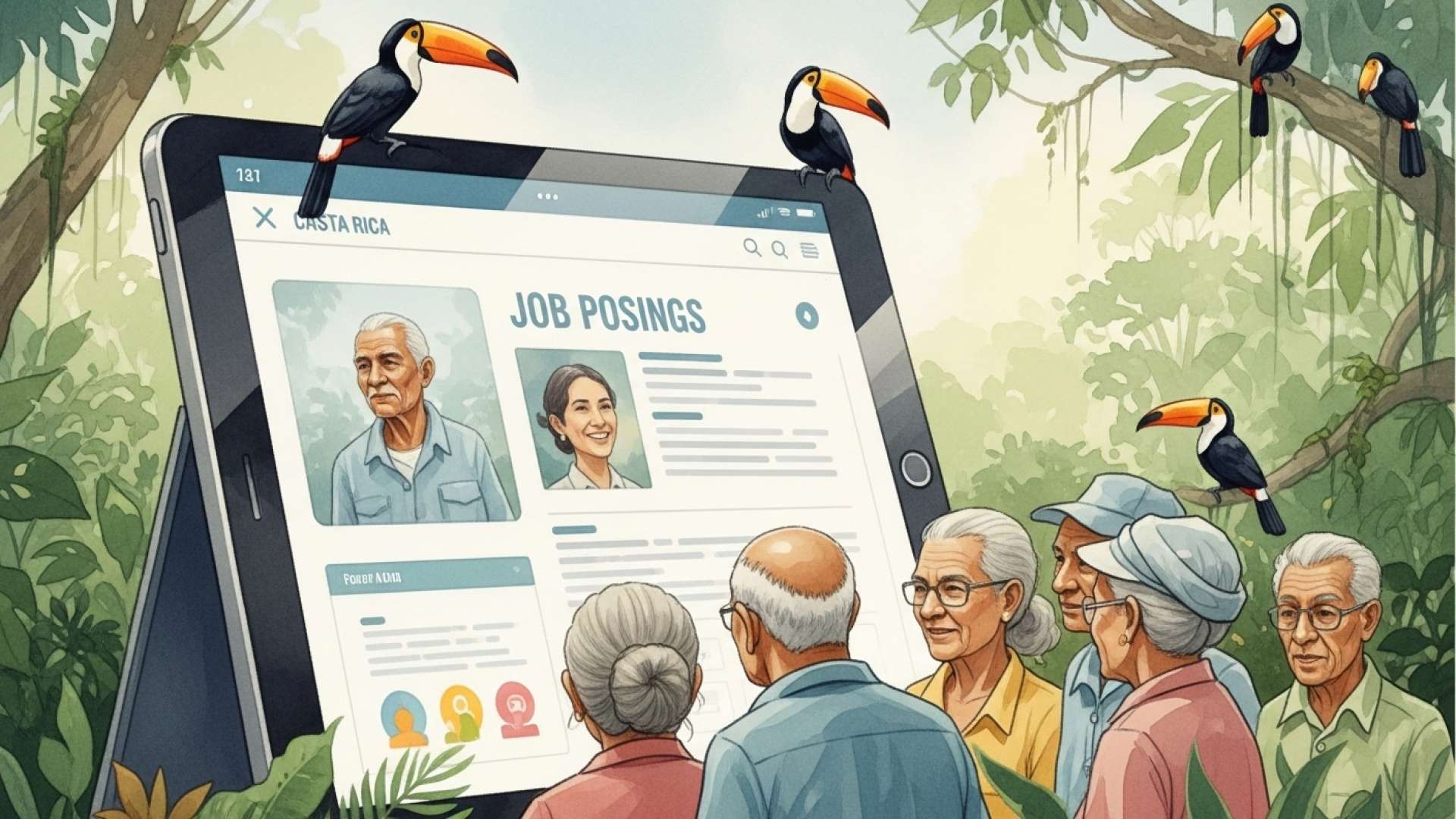 La Feria del Empleo de Alajuela defiende a los trabajadores mayores