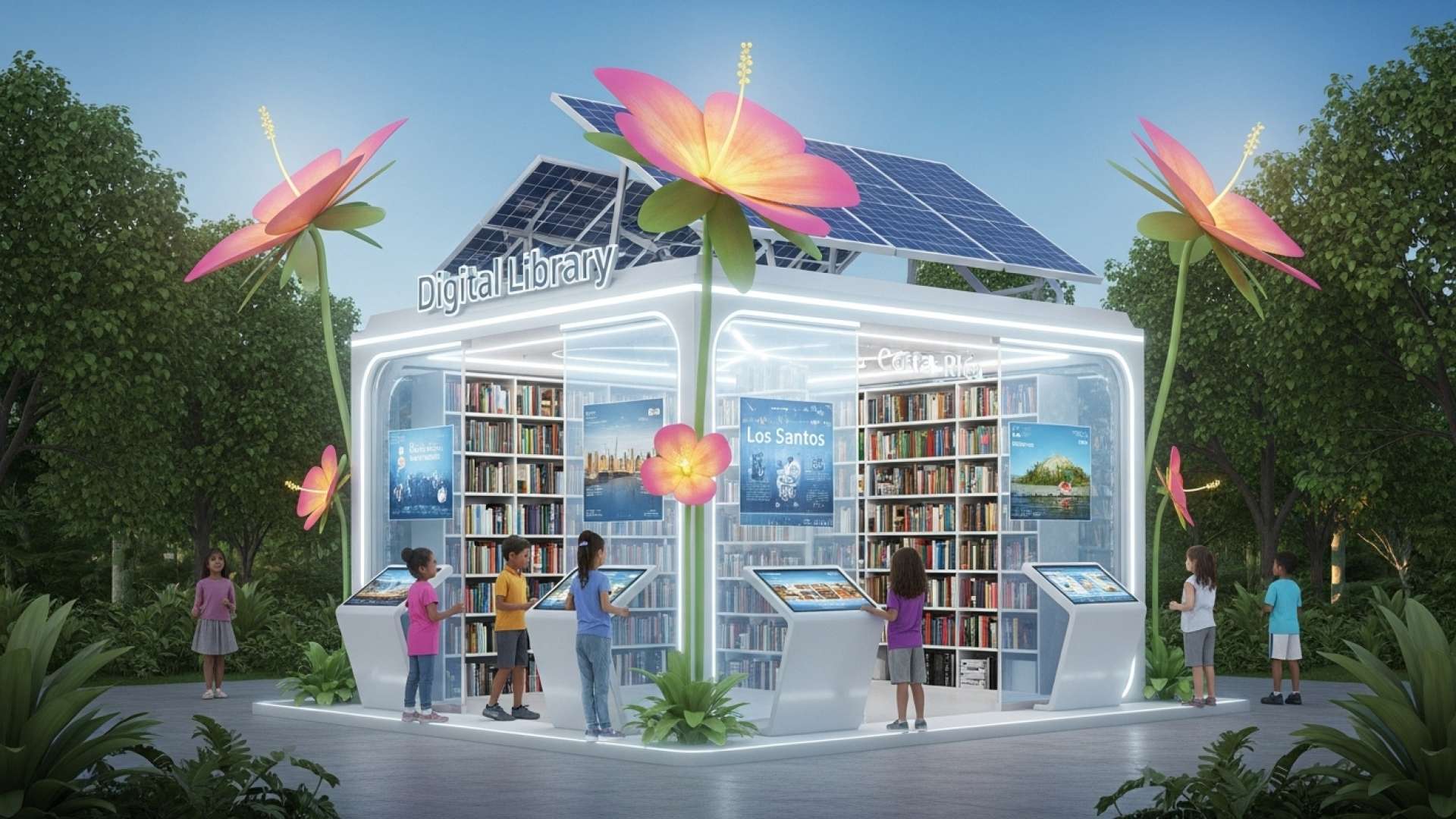 Los alumnos de Los Santos acceden a cinco nuevas bibliotecas