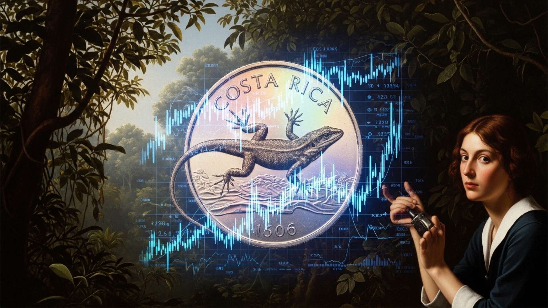 Una nueva moneda de colección muestra el lagarto de Costa Rica