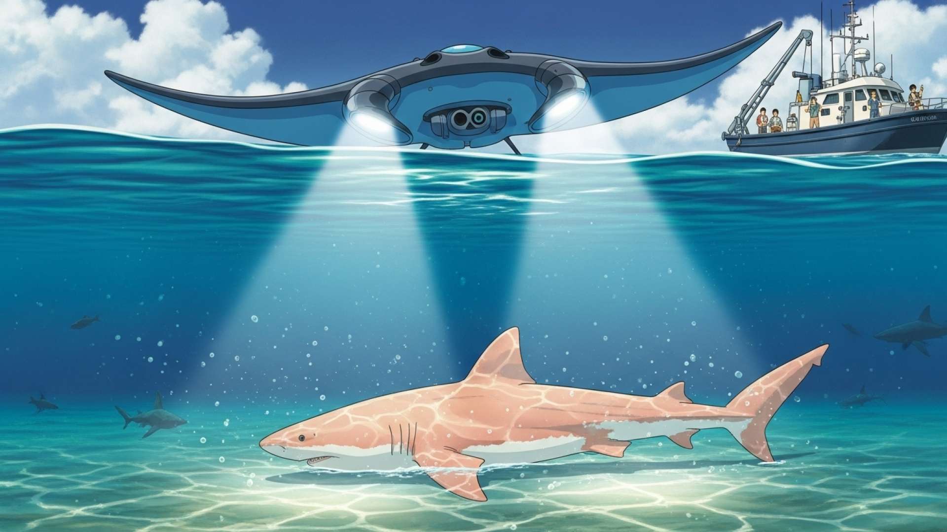 Descubierto un raro tiburón albino en aguas de Costa Rica