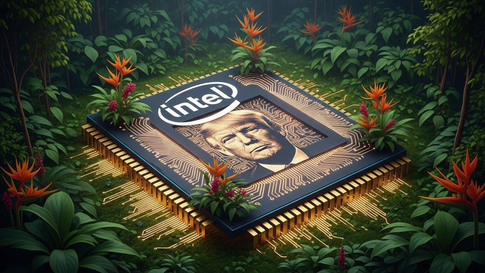 Trump afirma que Intel acordó compartir una concesión