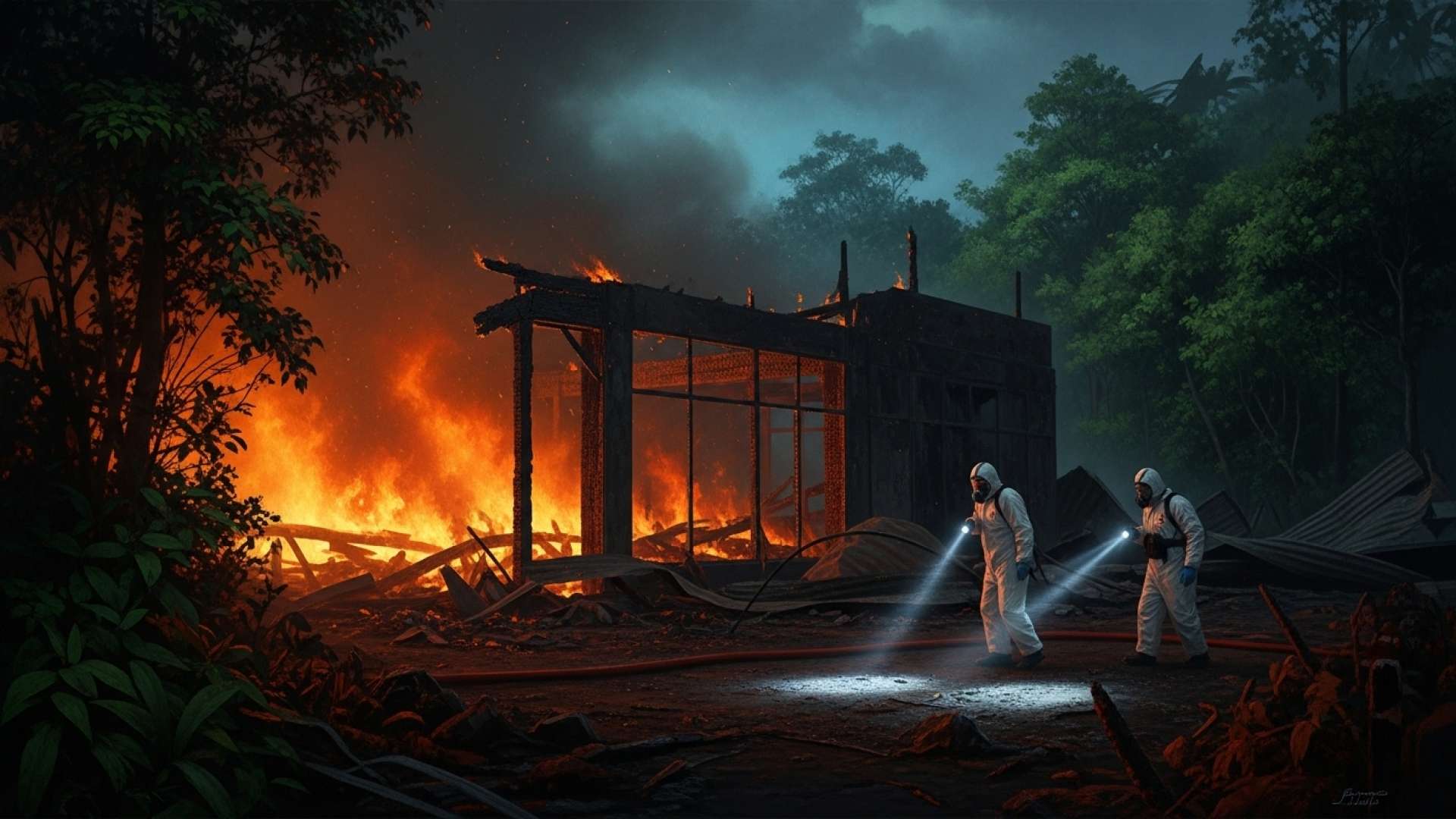 Comercios de Cartago envueltos en llamas- OIJ investiga posible incendio provocado