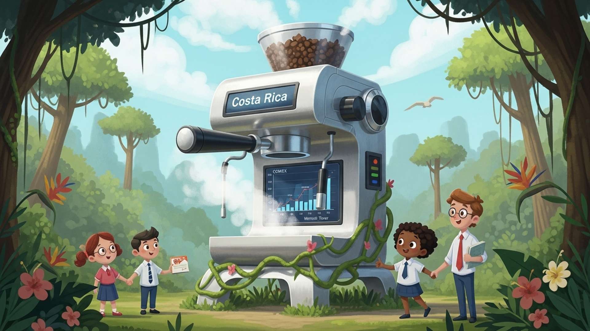 El presupuesto para máquinas de café del Ministerio de Costa Rica desata la polémica