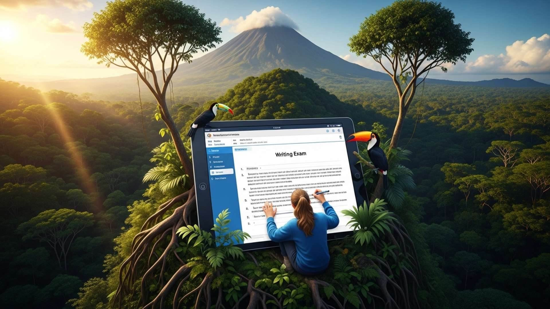 Costa Rica prueba el examen nacional de escritura