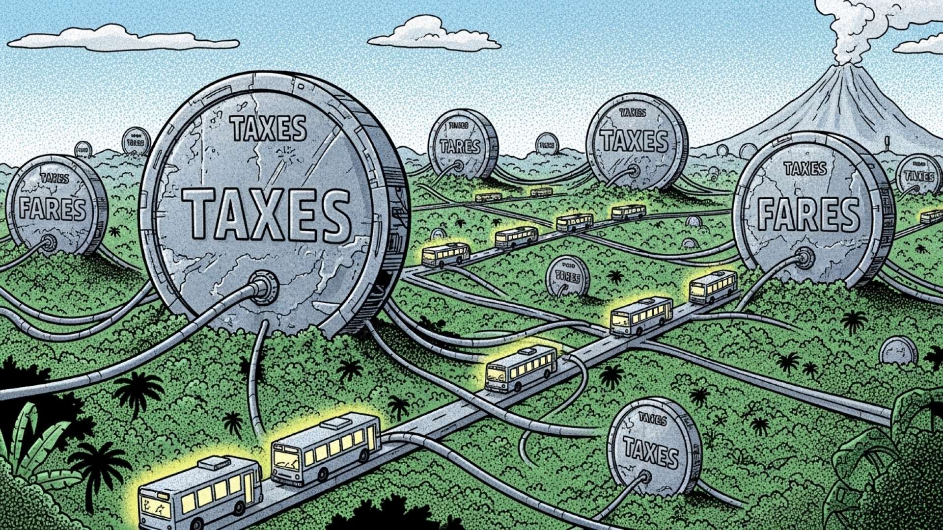 Los operadores de autobuses de Costa Rica piden ayuda