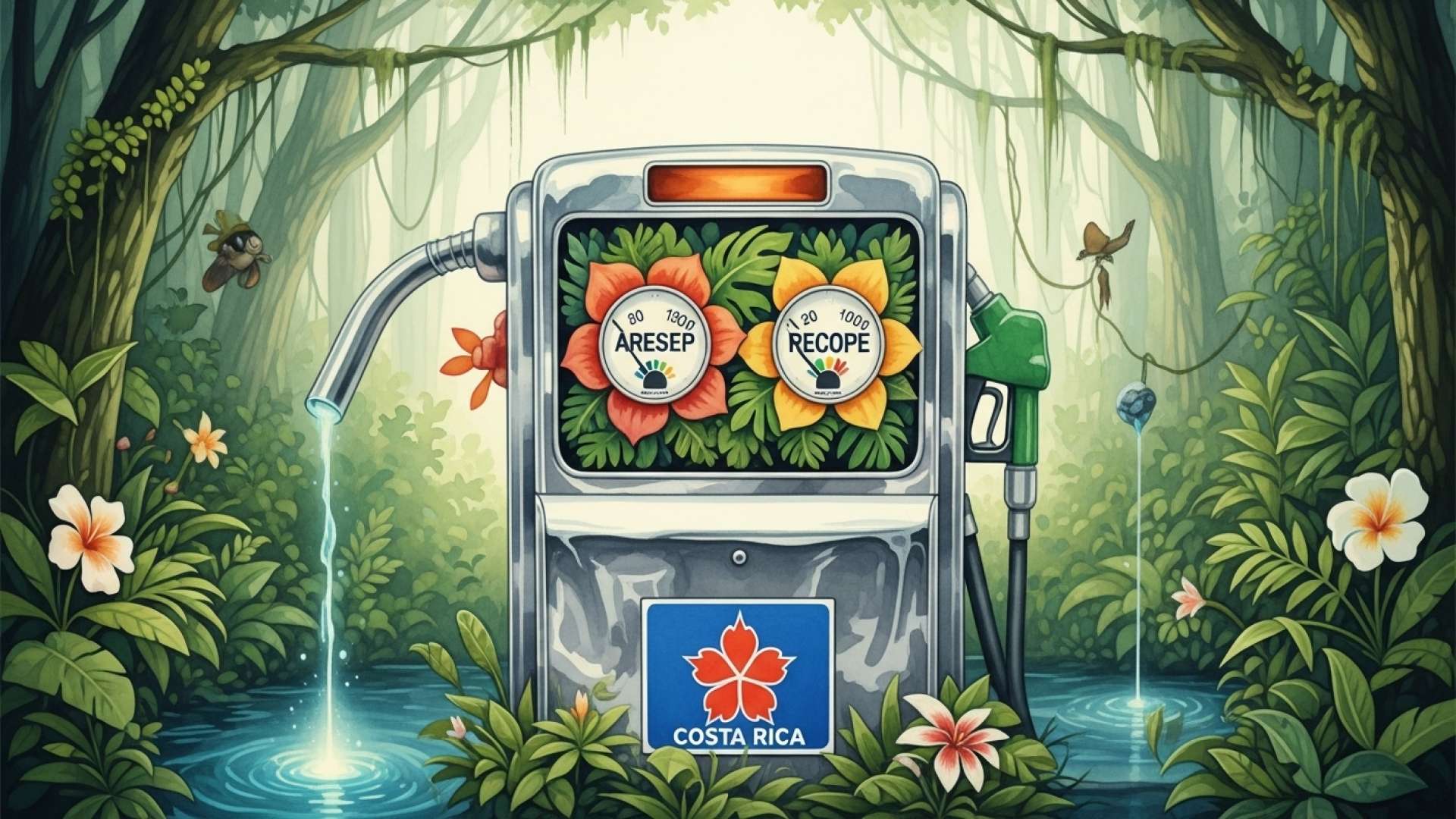 Los precios de los carburantes en Costa Rica experimentan cambios desiguales