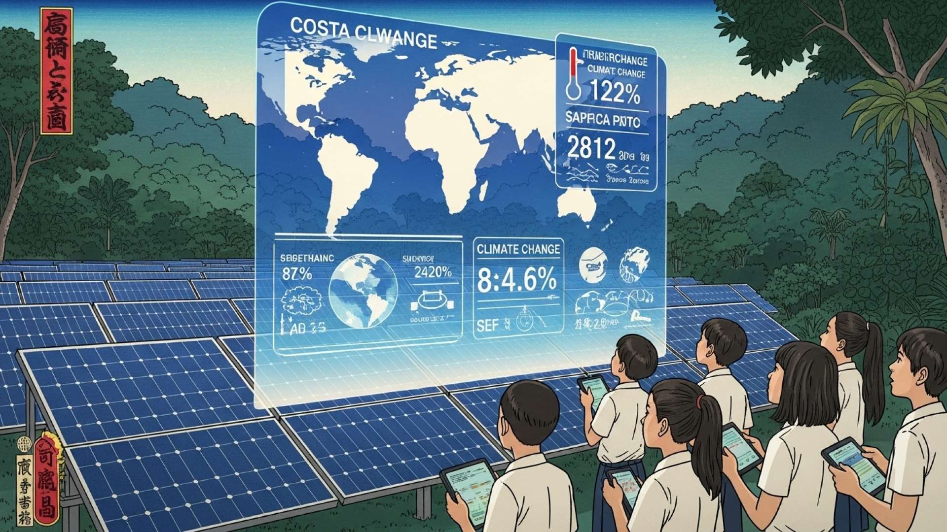 Estudiantes costarricenses logran la plata en la Olimpiada Internacional sobre el Cambio Climático