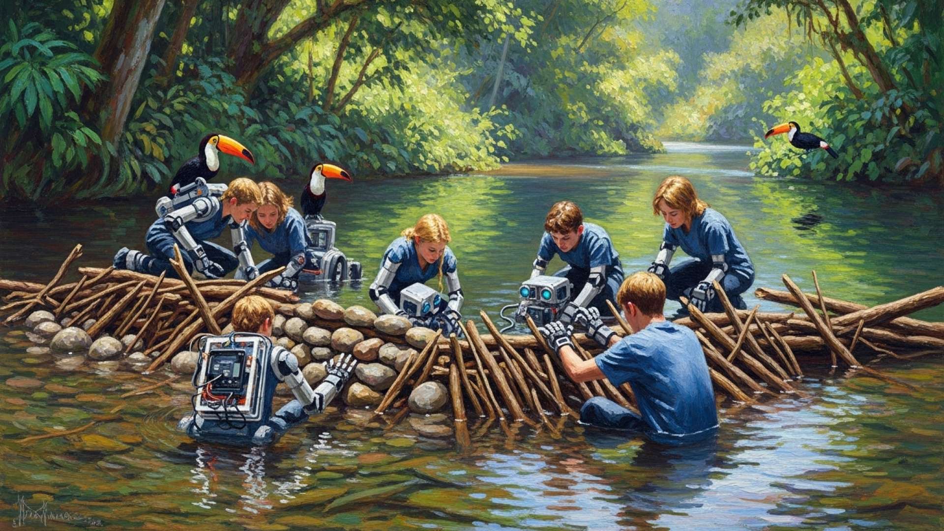 Estudiantes costarricenses se preparan para la Olimpiada Mundial de Robótica