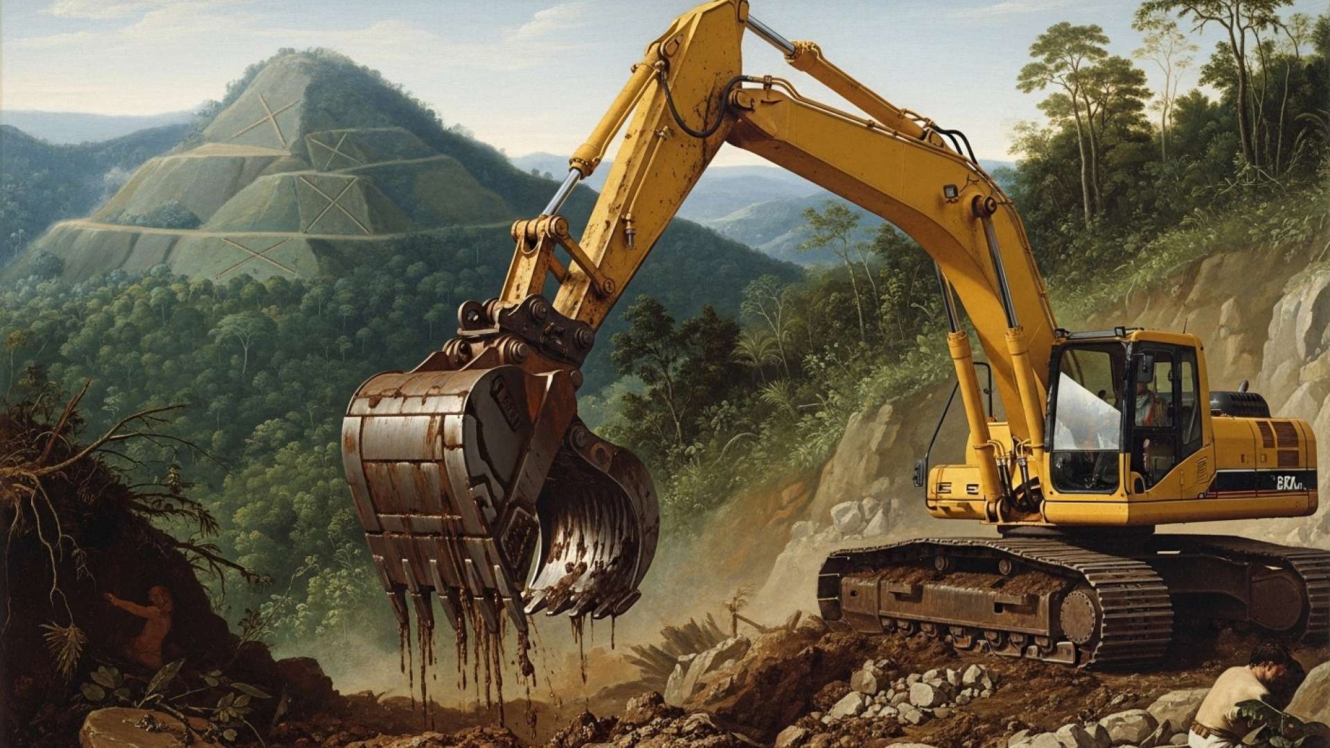 Demolición de estructuras ilegales en la ofensiva contra la minería de Crucitas