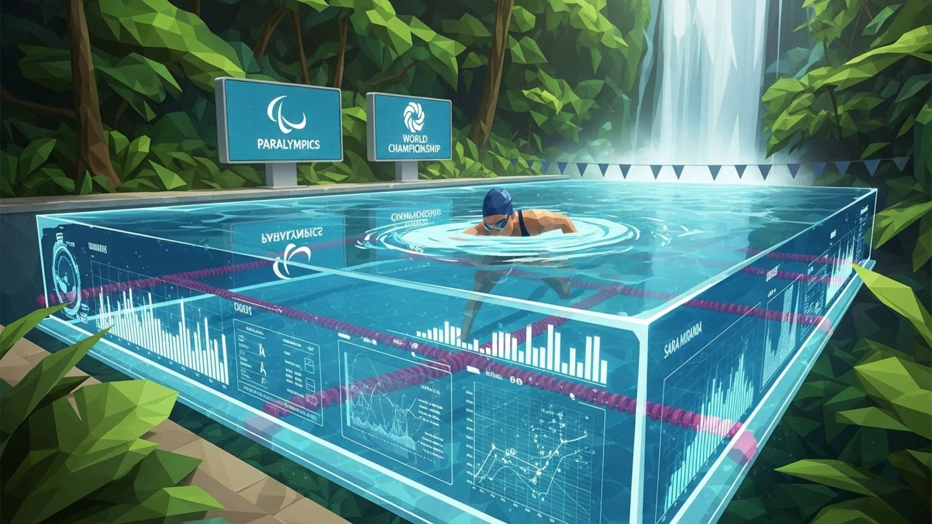 Miranda causa sensación en los Mundiales de Natación Paralímpica