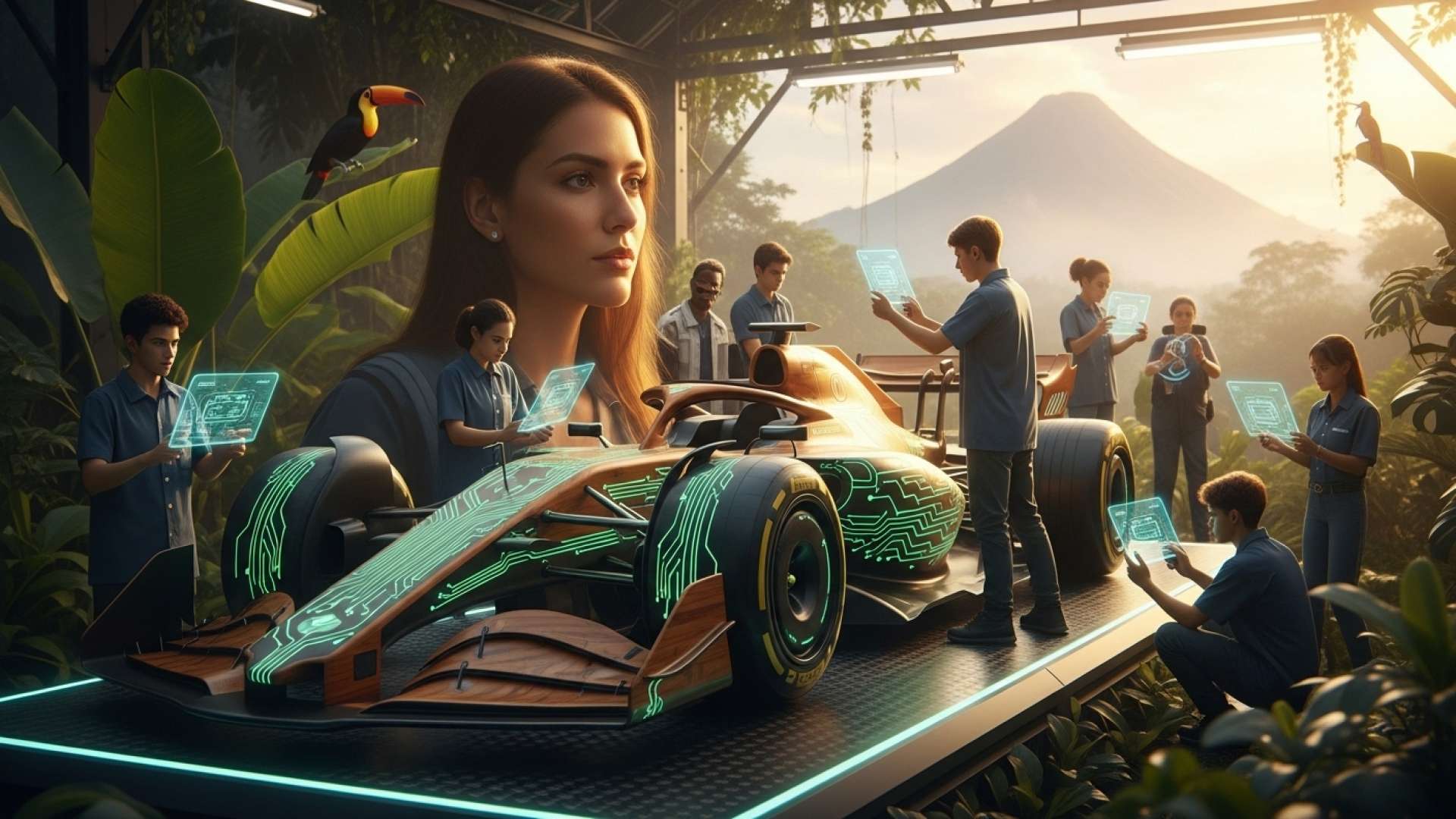 Estudiantes costarricenses corren hacia un futuro de alta tecnología