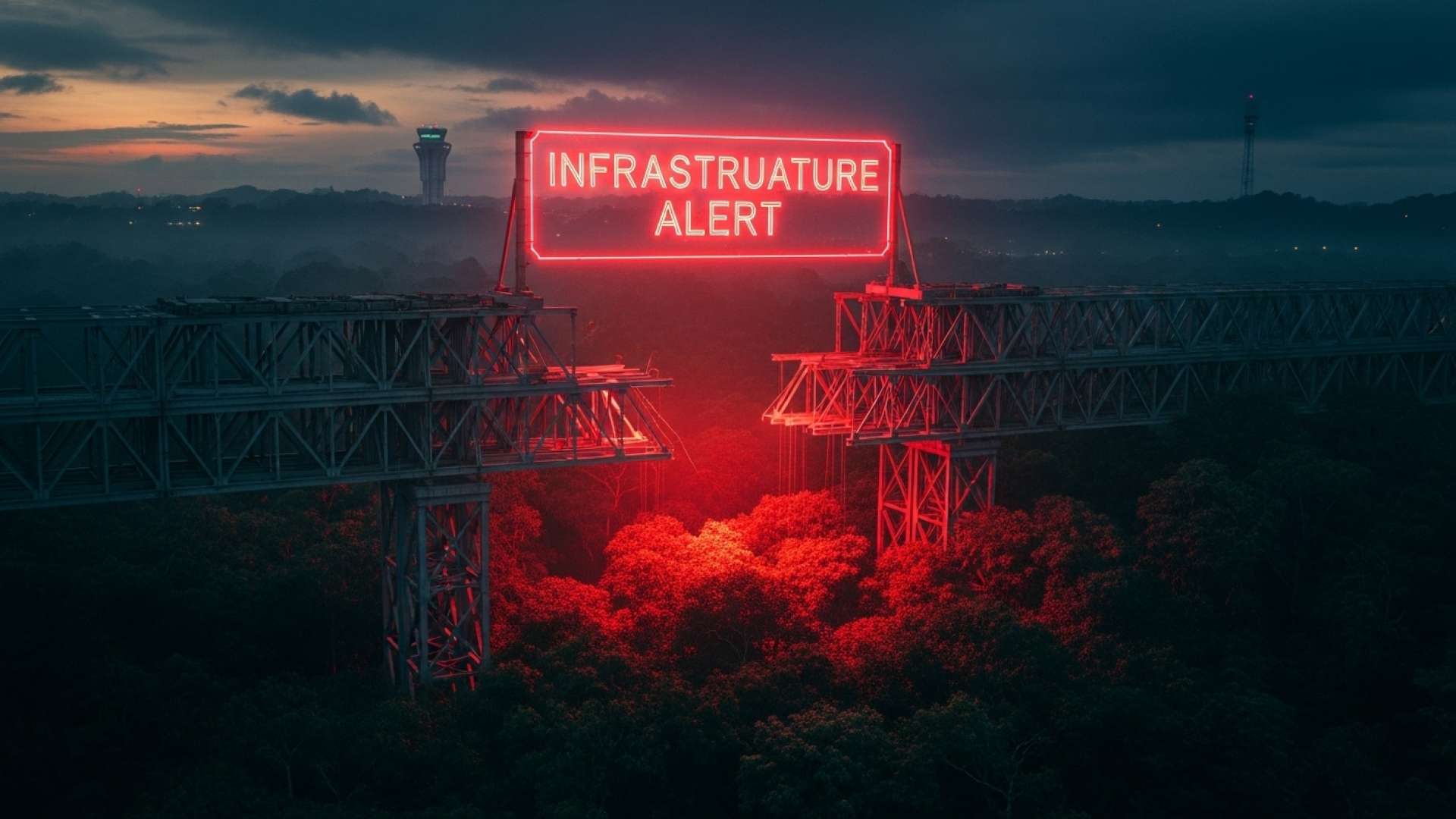 Puente Bailey dañado obliga a cierre total cerca del aeropuerto de Alajuela