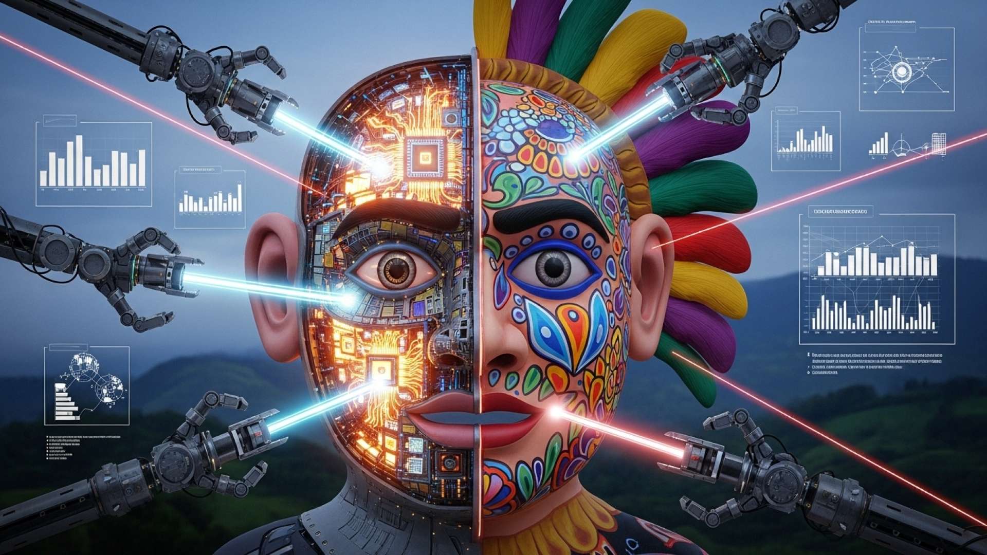 El artesano de Escazú defiende el legado de la mascarada costarricense