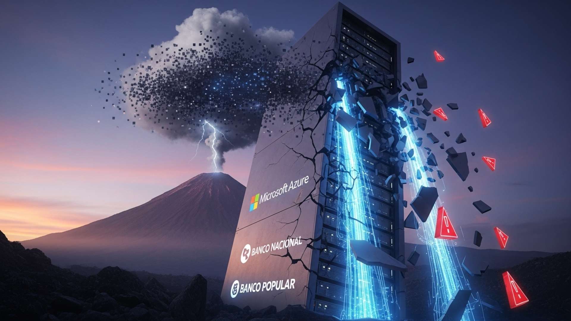 Una caída global de Microsoft paraliza las plataformas bancarias costarricenses