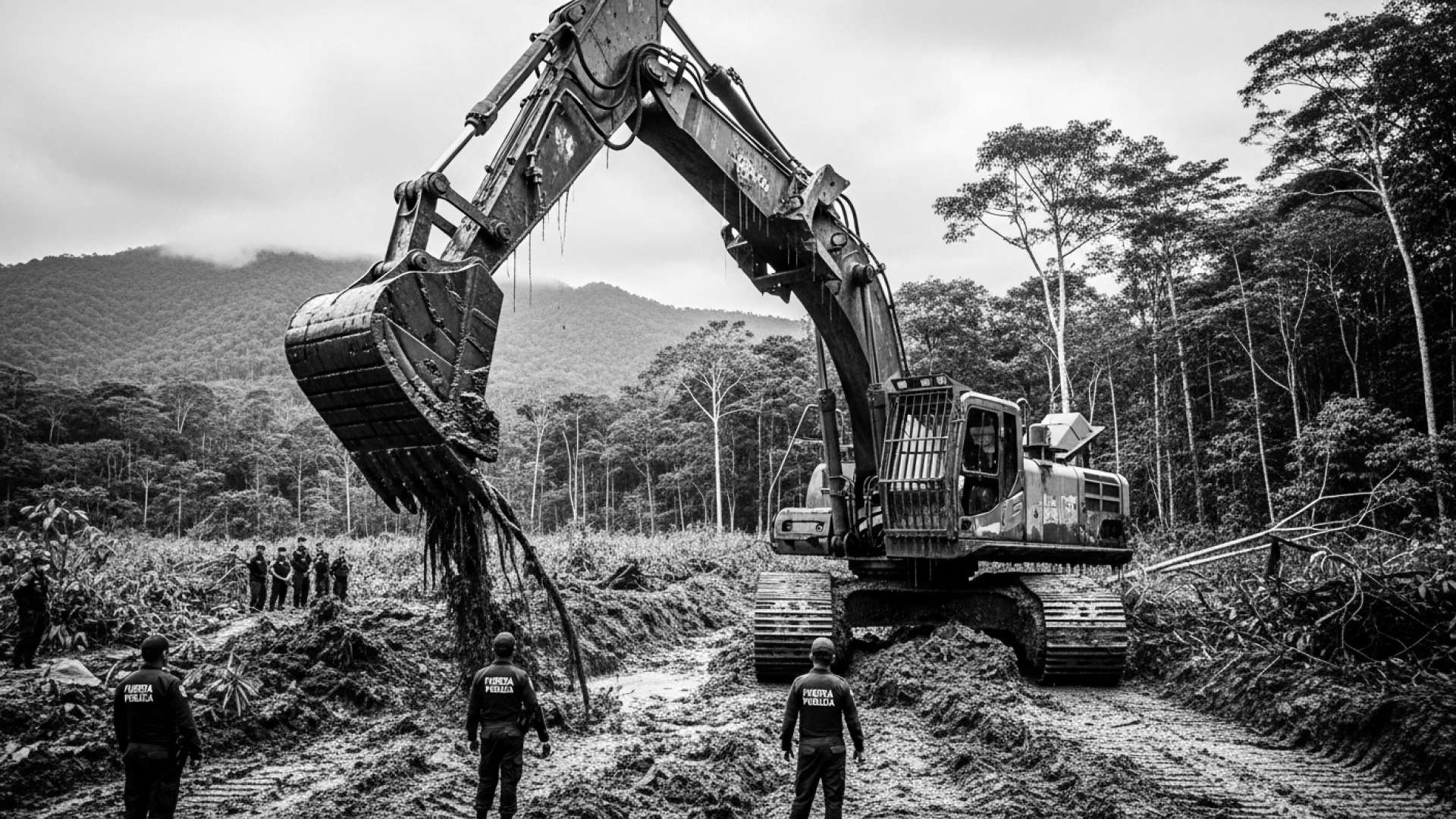 Descubierto un nuevo epicentro de minería ilegal en el norte de Costa Rica