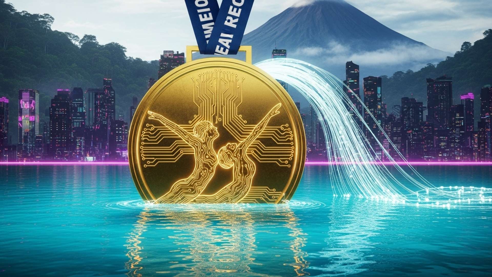 El dúo tico domina la piscina y logra su primer oro