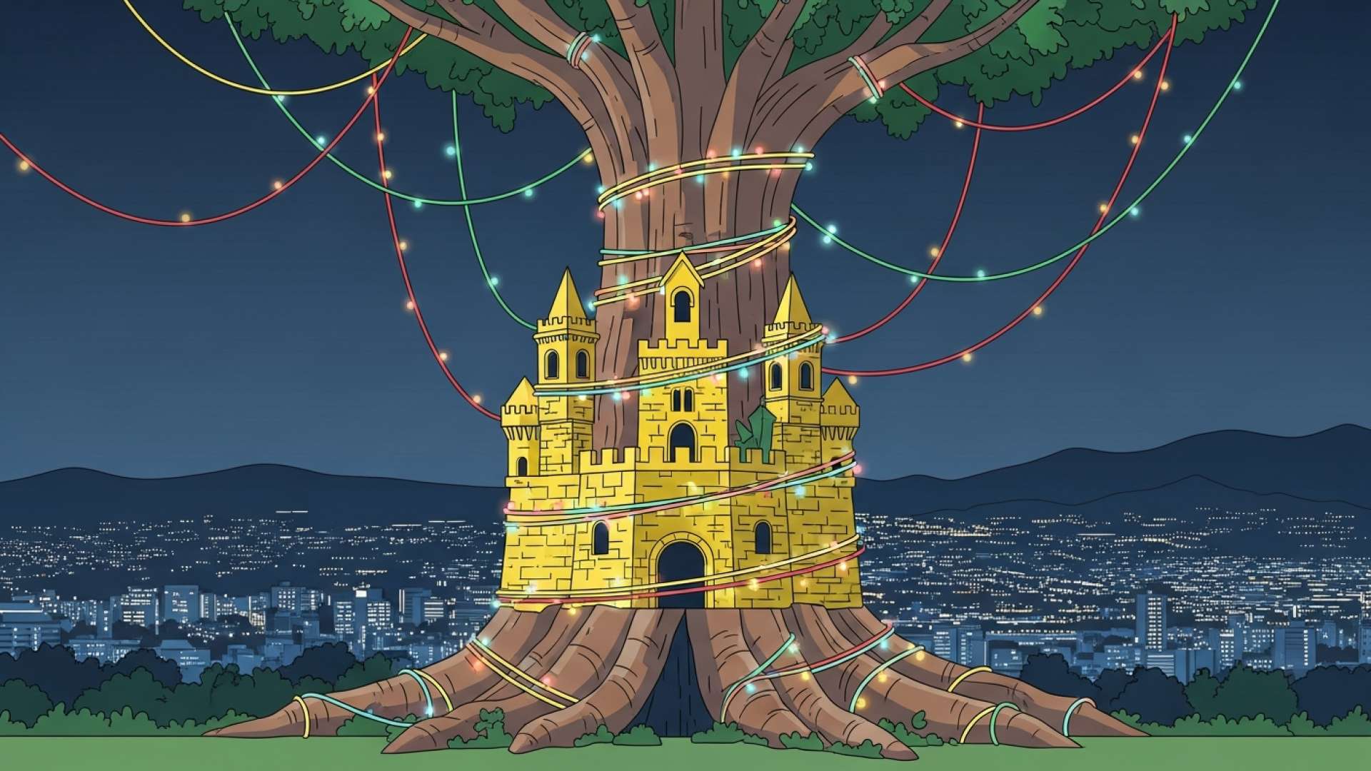 El Castillo de los Sueños invita a la familia rural a una iluminación navideña VIP