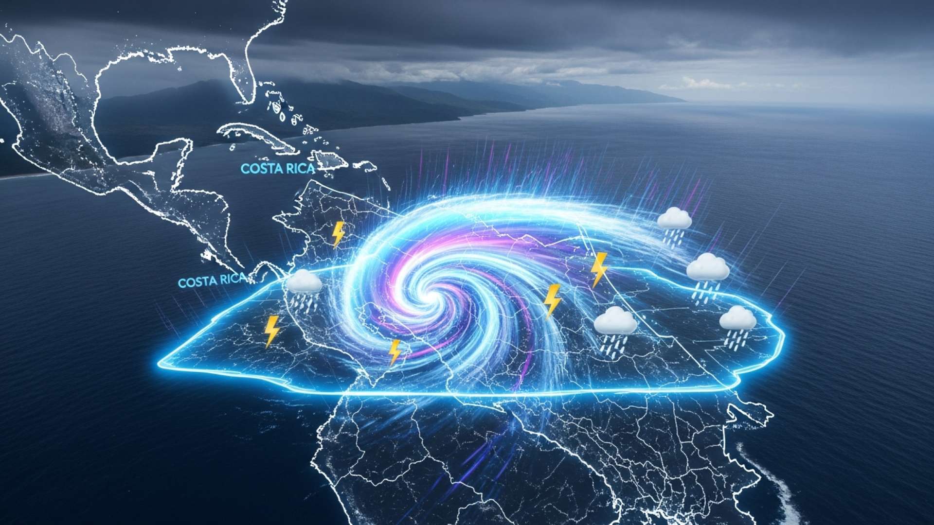 Costa Rica se prepara para lluvias generalizadas por la onda tropical 43