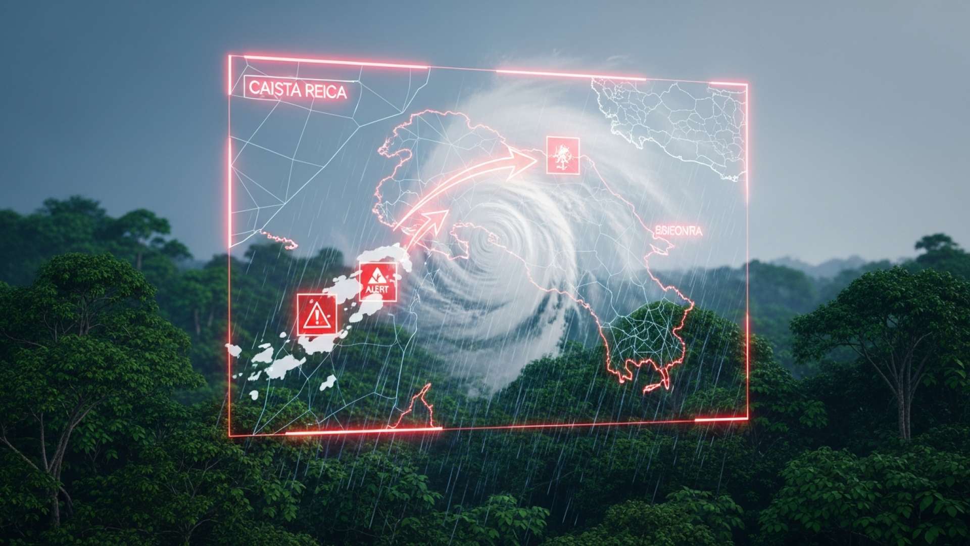 Costa Rica borra todas las alertas por lluvias al alejarse el sistema tropical