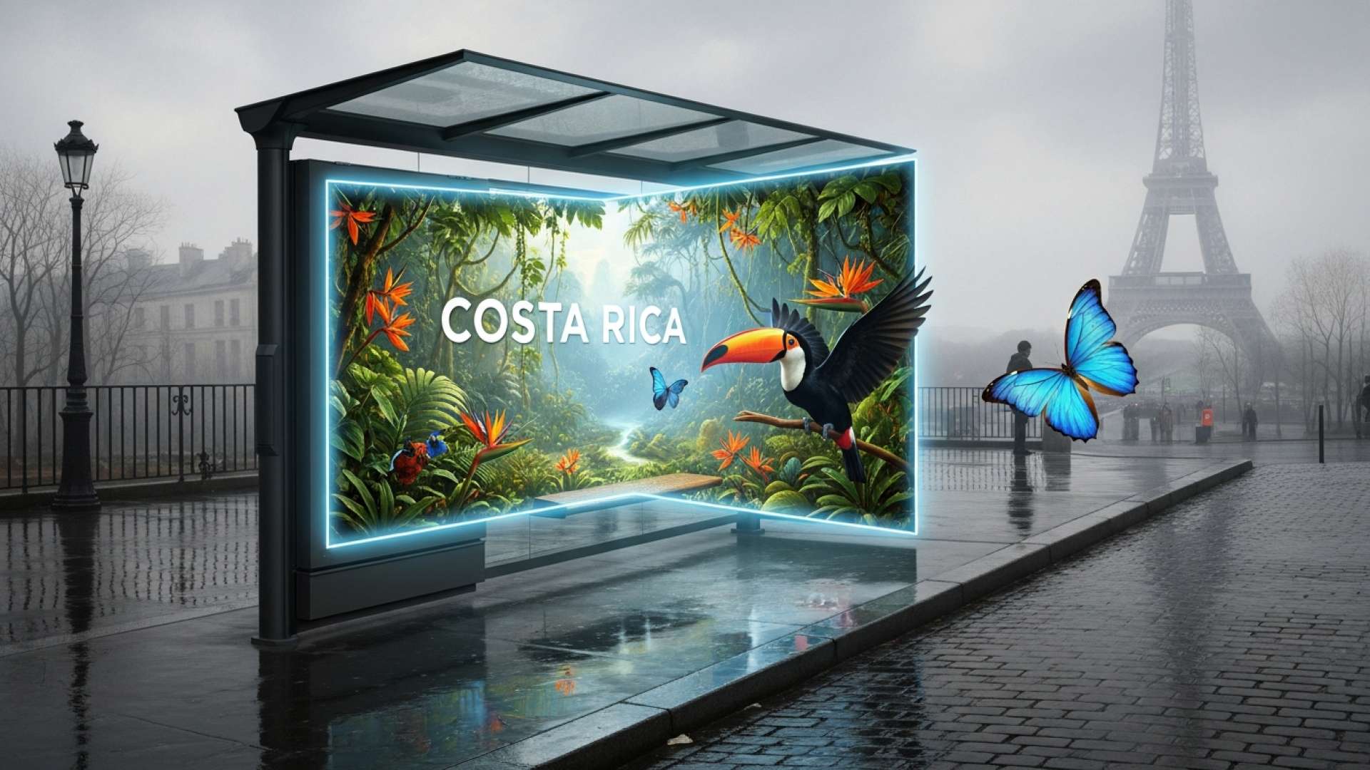 Costa Rica despliega selvas móviles para atraer a los turistas europeos