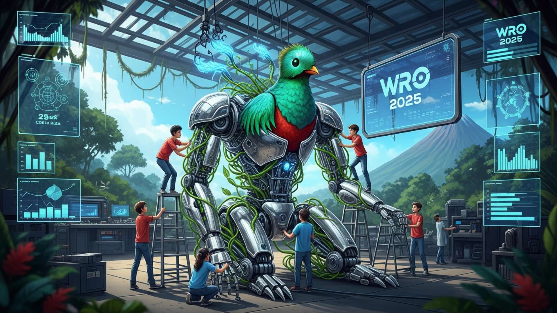 Jóvenes costarricenses coronados campeones del mundo de robótica