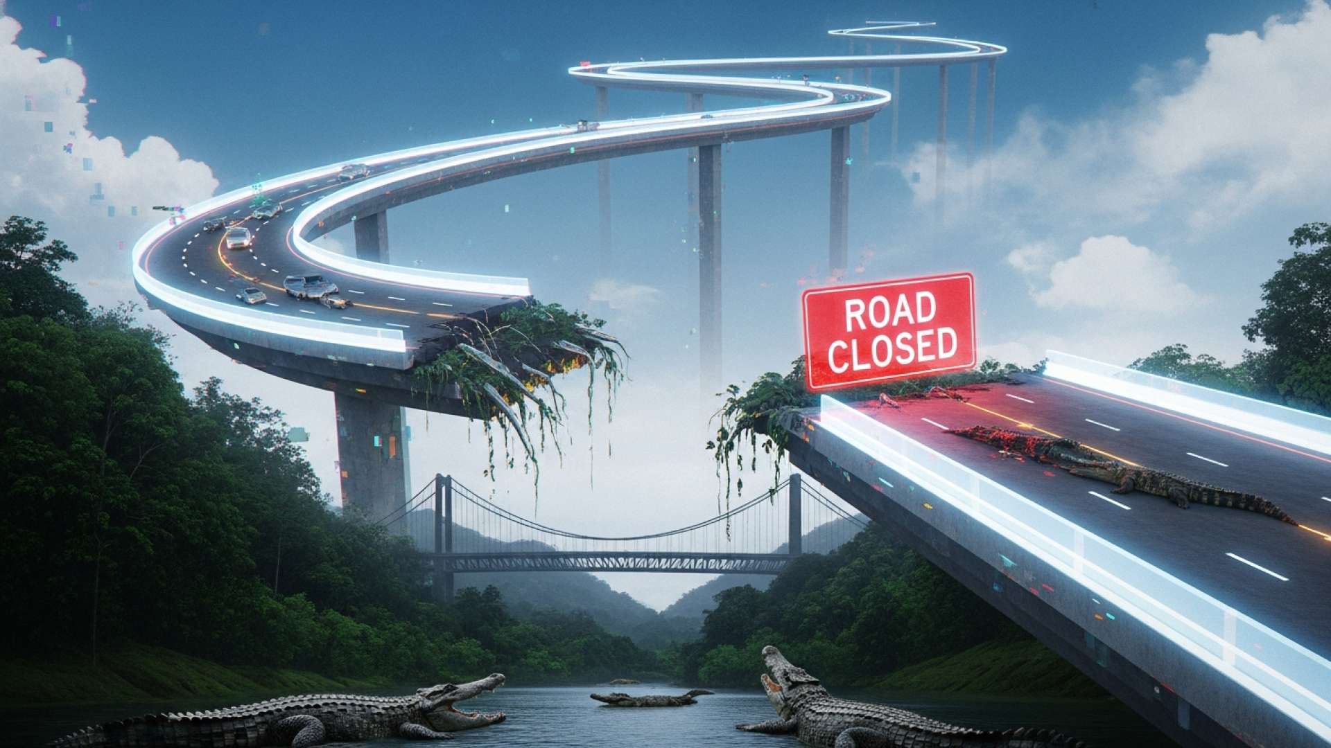 Los conductores de la Costanera Sur se preparan para los retrasos del puente de Tárcoles