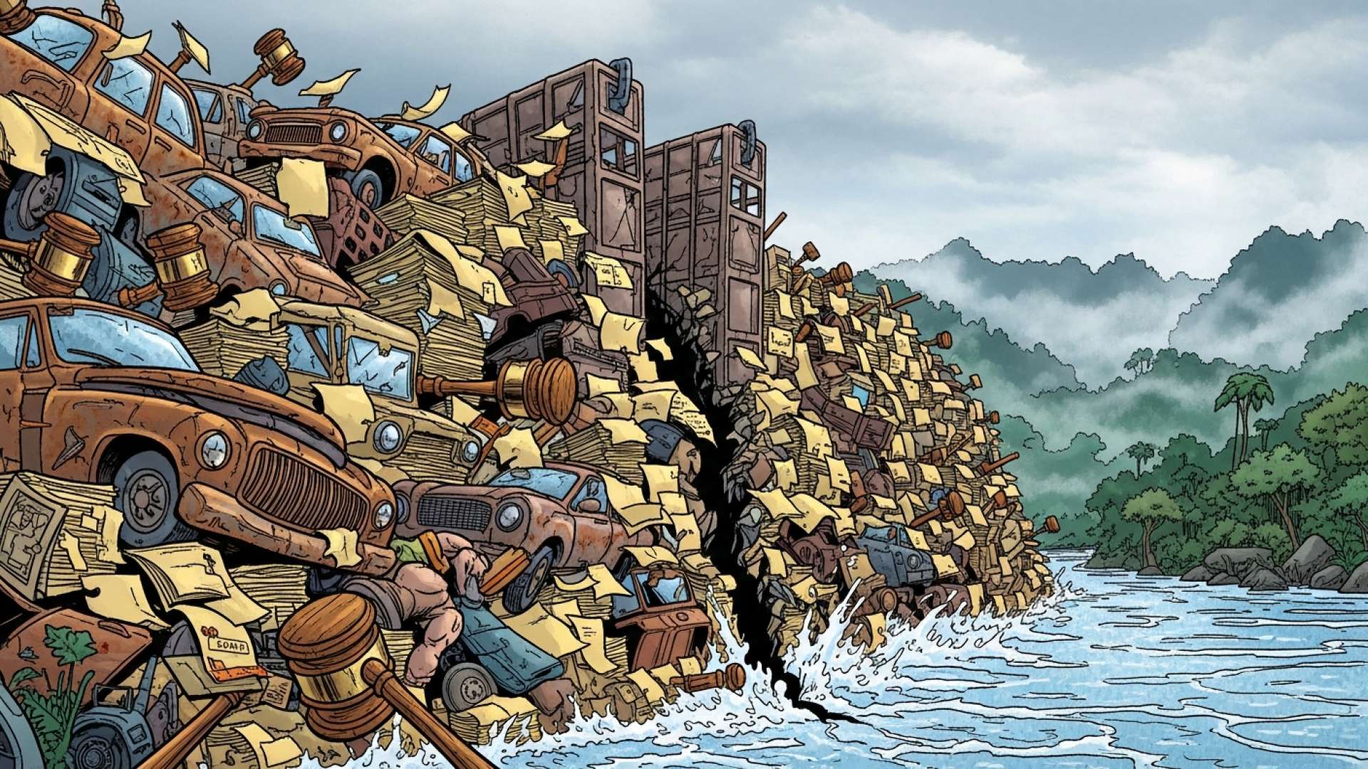 El cierre del depósito de vehículos de Heredia es señal de tensión sistémica