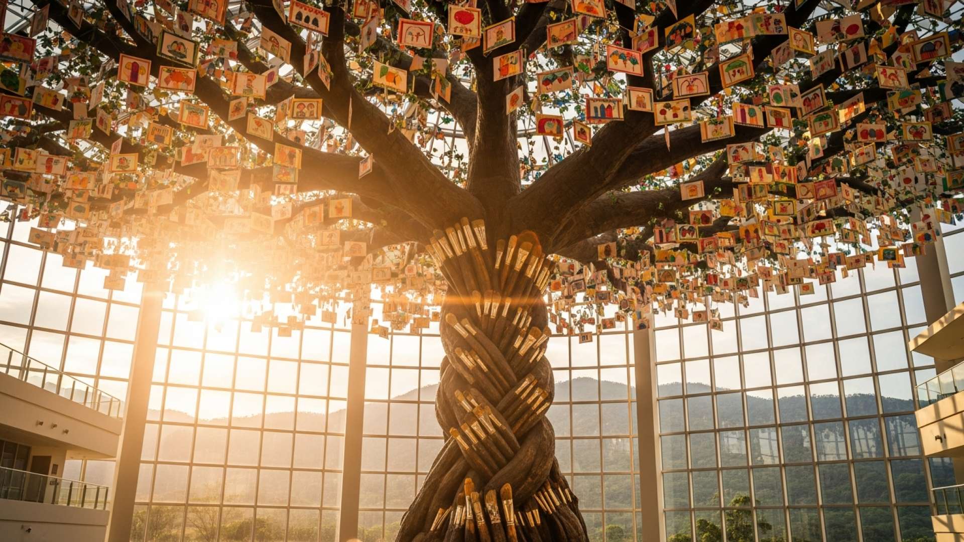 El Programa de Pedagogía Hospitalaria celebra 70 años con una vibrante exposición de arte juvenil