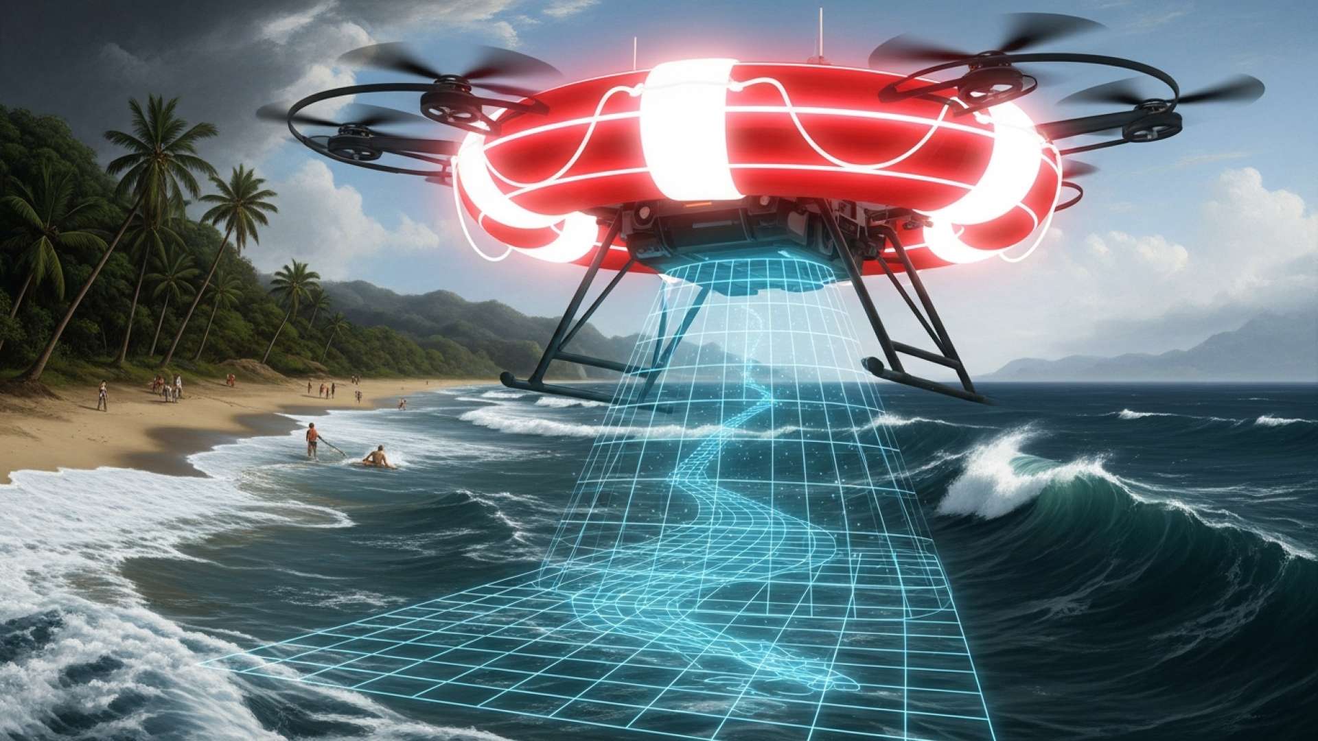 Turista italiano rescatado de una corriente en Palo Seco