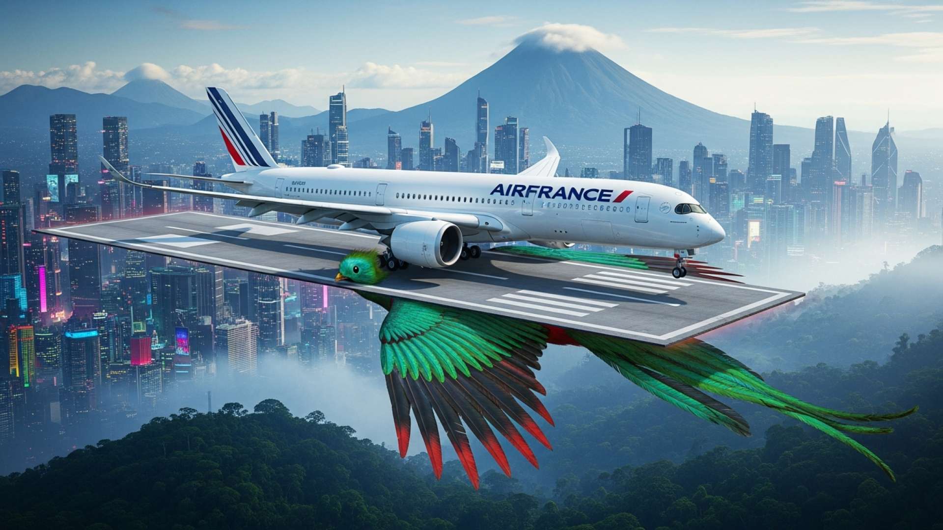 Desvío de un vuelo procedente de Costa Rica y con destino a París tras una declaración de emergencia