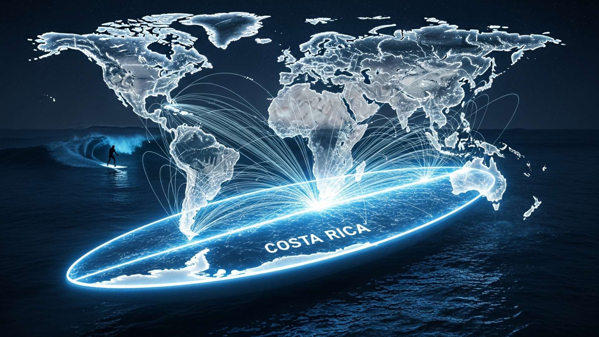 Playa Hermosa se enciende con el regreso del icónico evento de surf nocturno