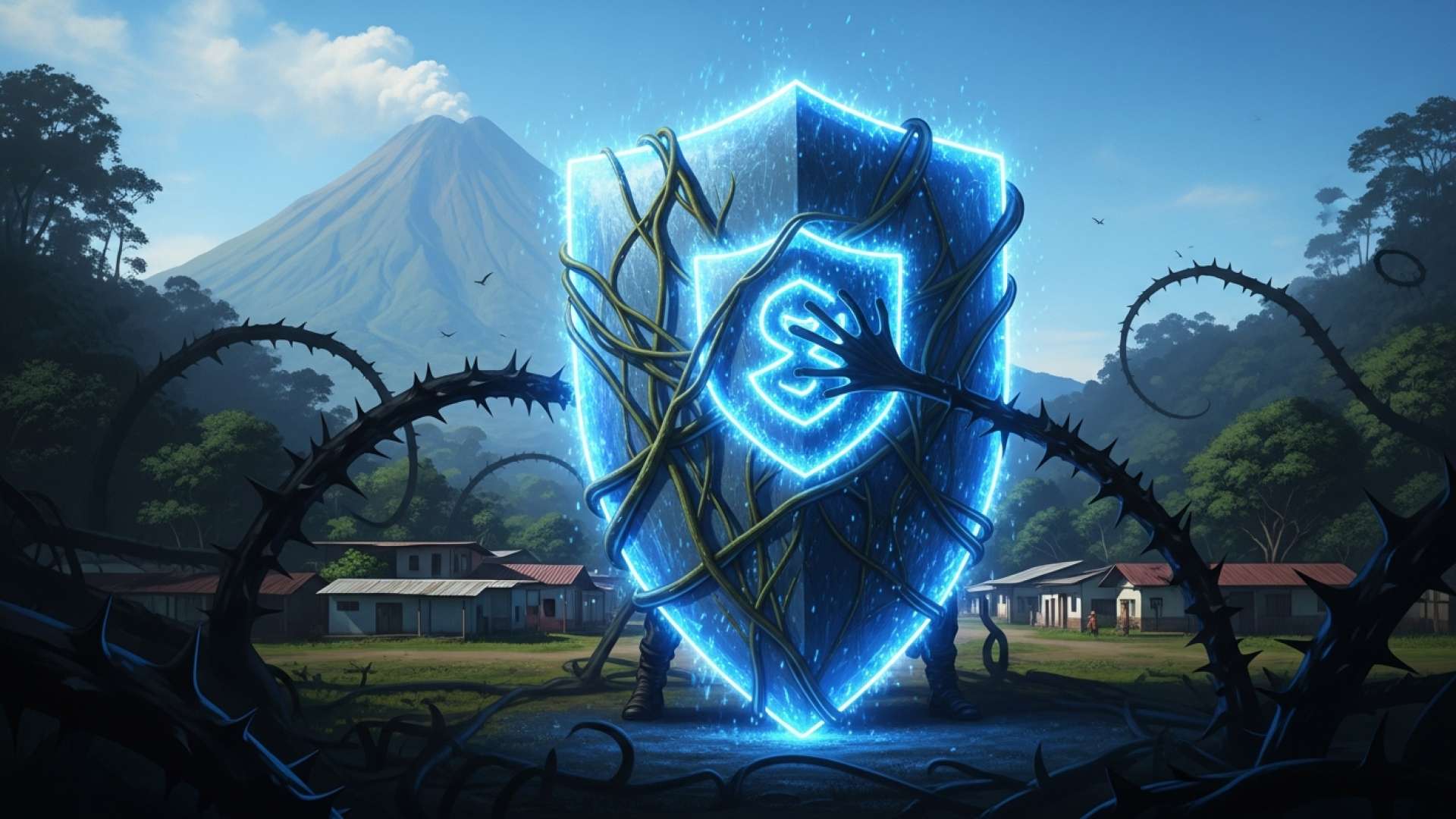 La fortaleza del narcotráfico de San Carlos, asaltada con maquinaria pesada