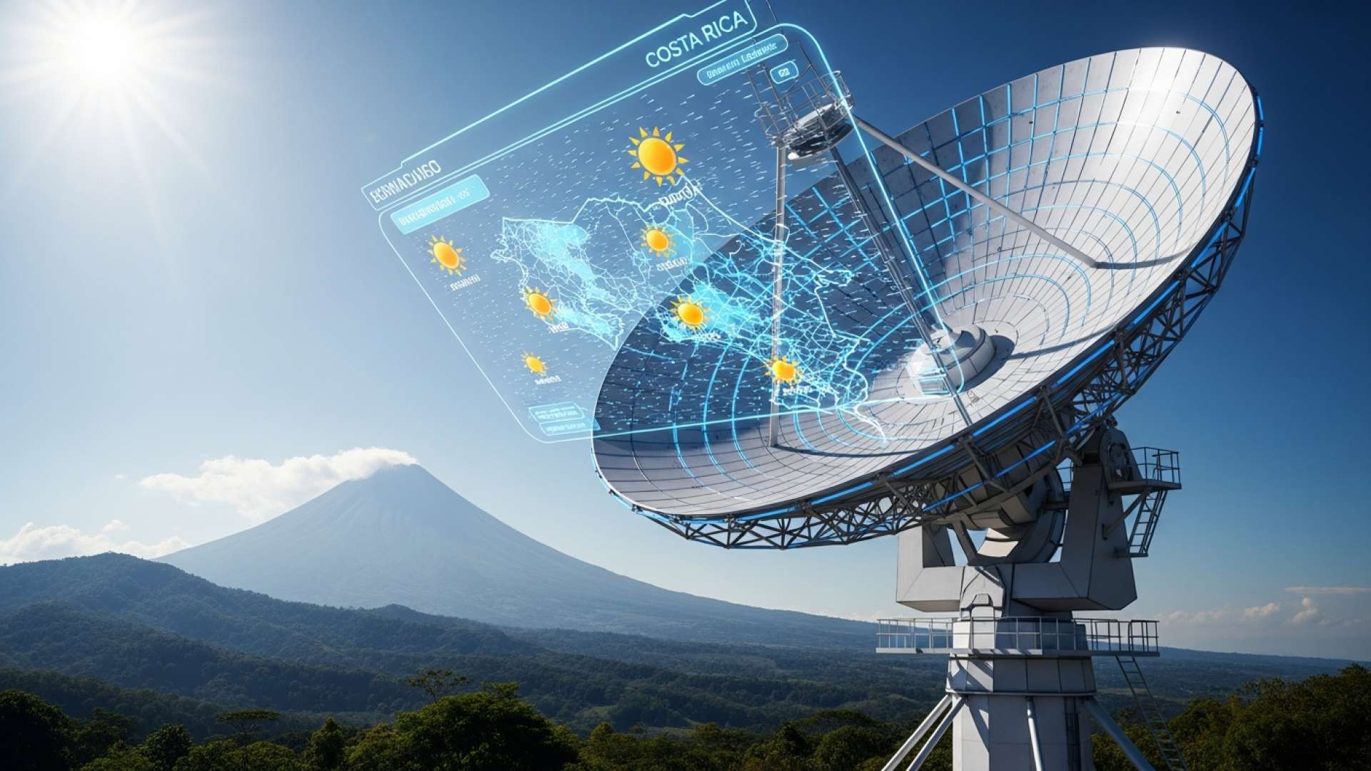 Sol y chubascos marcan el tiempo de transición en Costa Rica