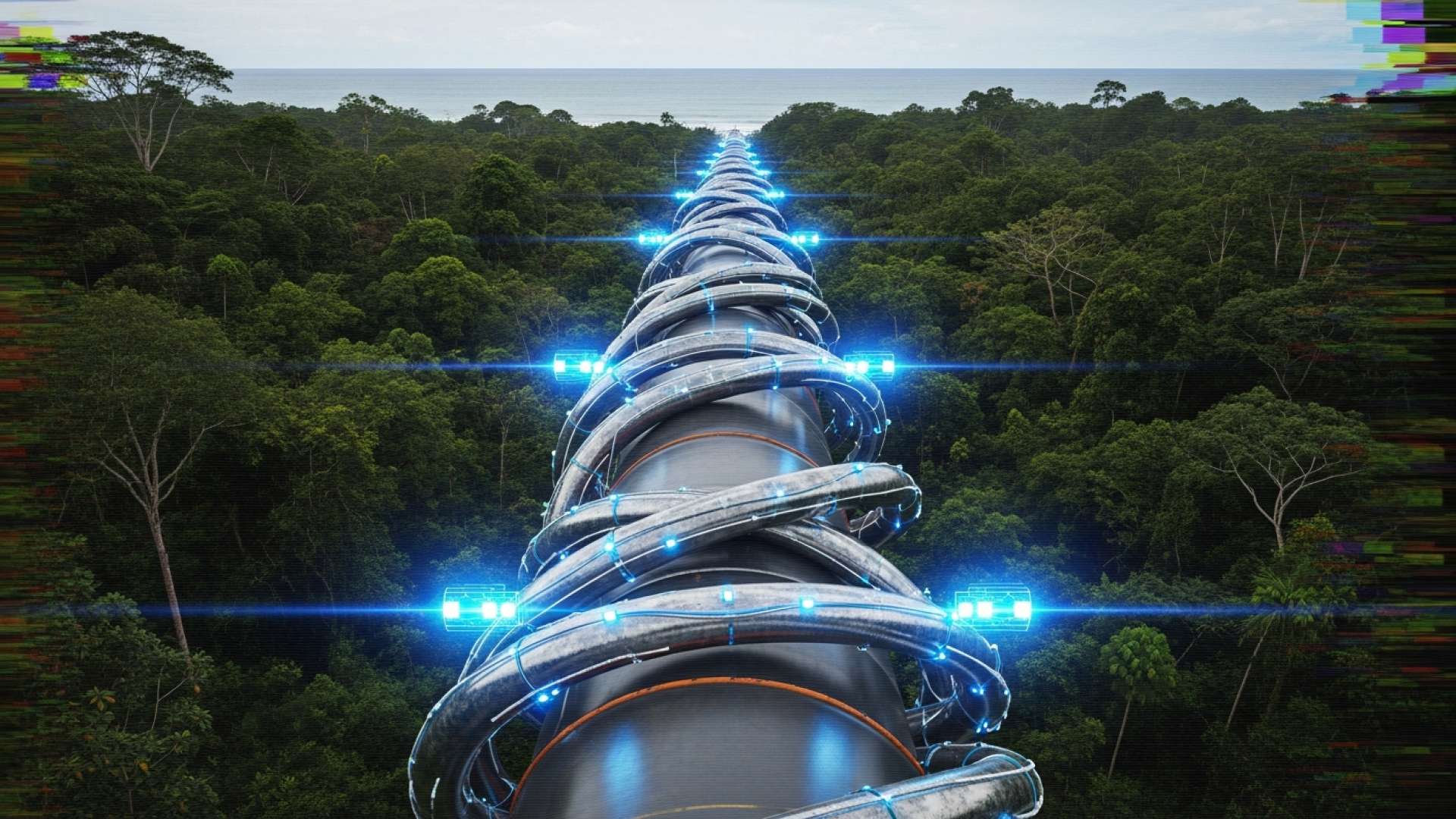 Unos ladrones pinchan por error una tubería de gas a alta presión y se arriesgan a una explosión masiva