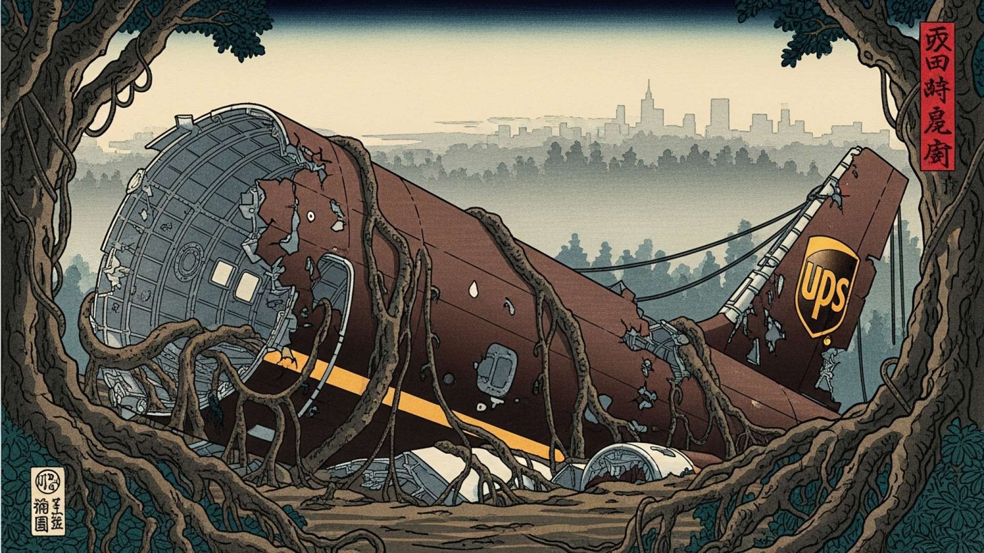 El accidente de un avión de carga de UPS sacude un centro logístico mundial