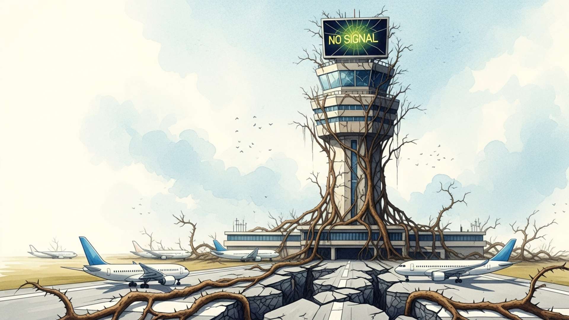 El cierre del Gobierno de EE UU provoca cancelaciones generalizadas de vuelos