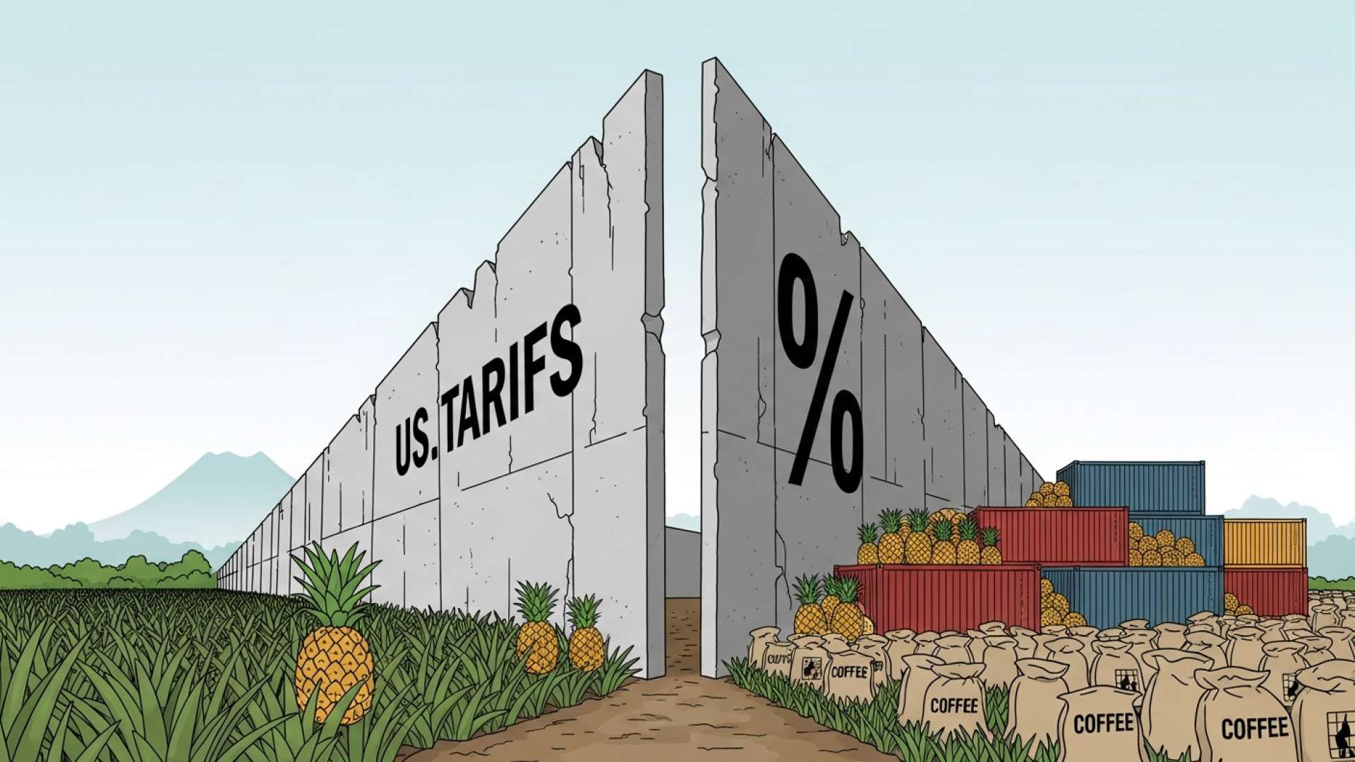 EE.UU. levanta los aranceles punitivos a la agricultura costarricense