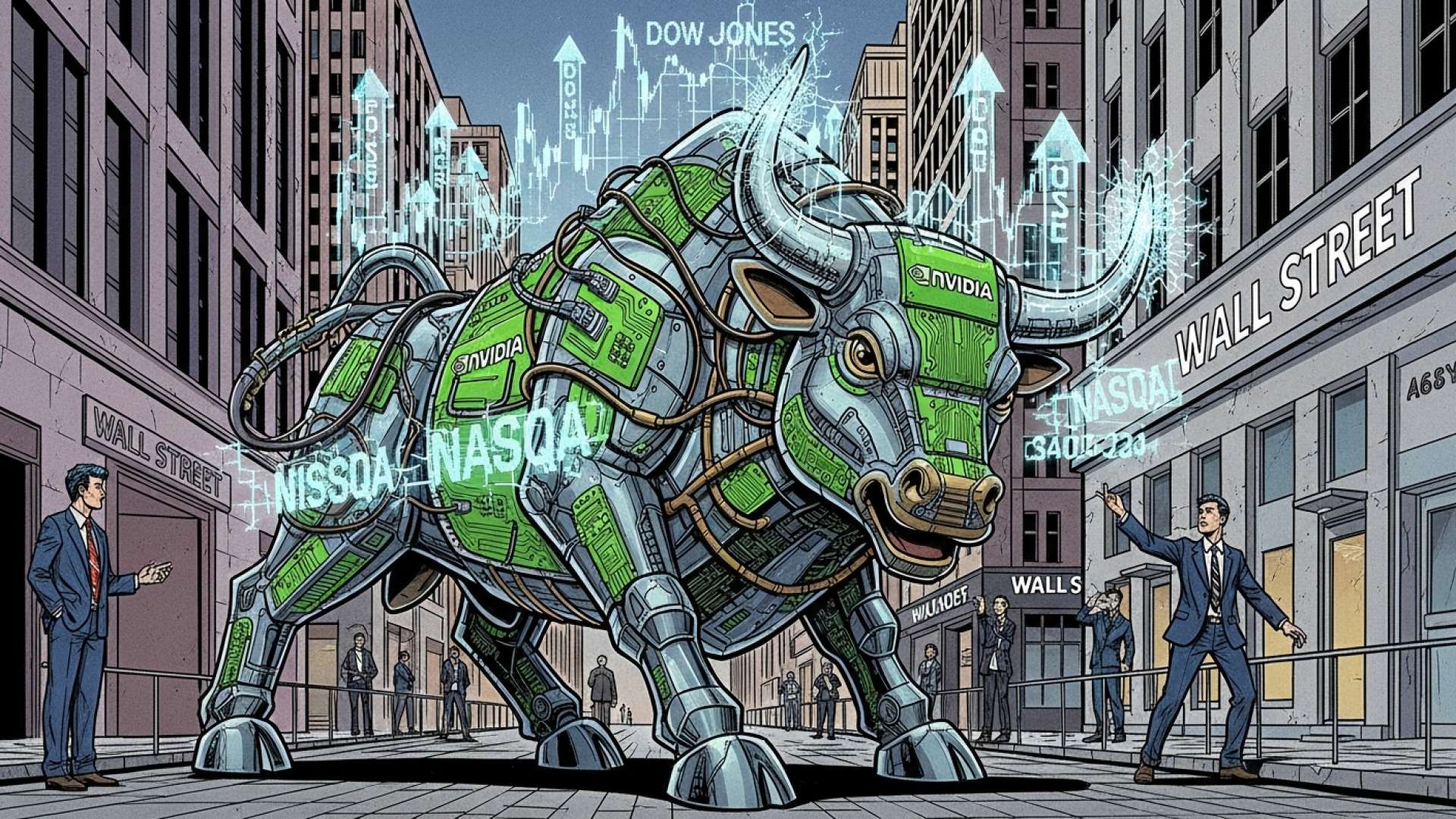 Wall Street cae por el temor a la valoración de la tecnología y la inteligencia artificial