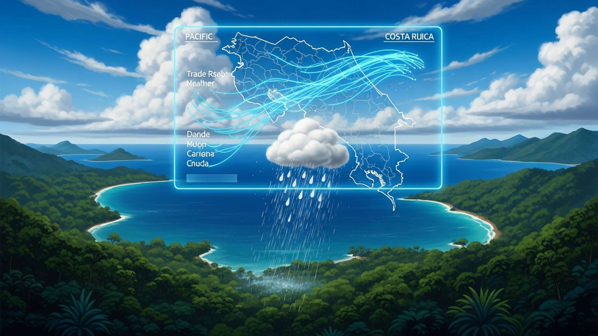 Viento y lluvia marcarán el inicio de diciembre en Costa Rica