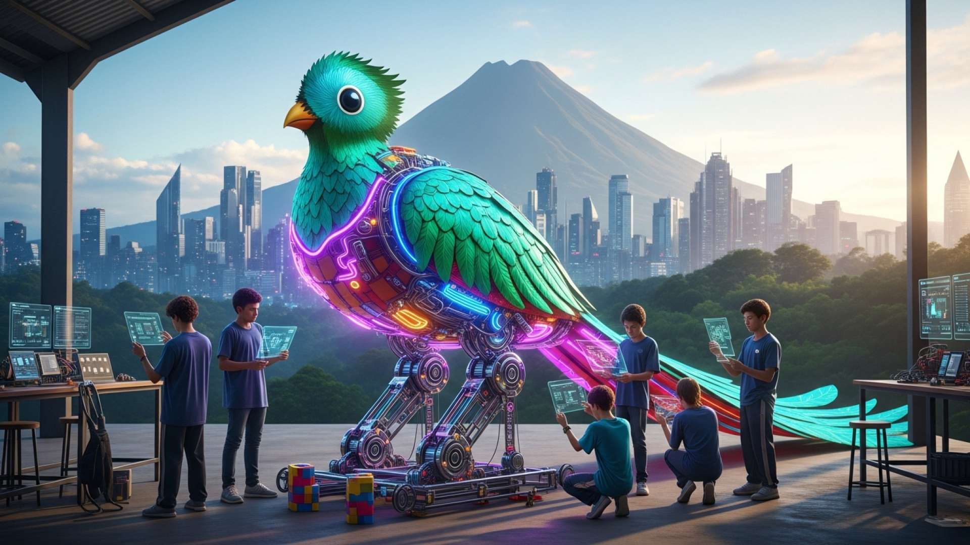 Jóvenes innovadores de Cartago aspiran a la gloria de la robótica en Singapur