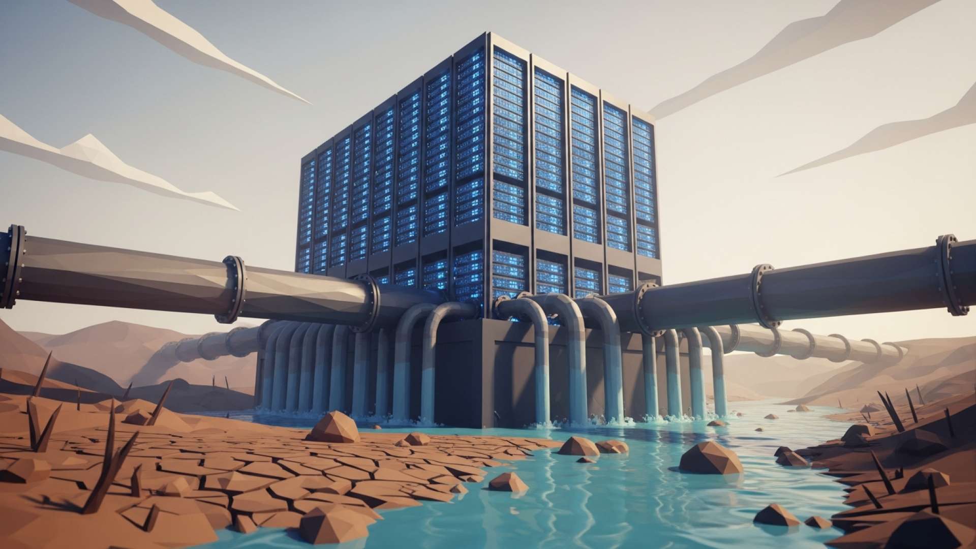 La sed oculta de AI supera la demanda mundial de agua embotellada