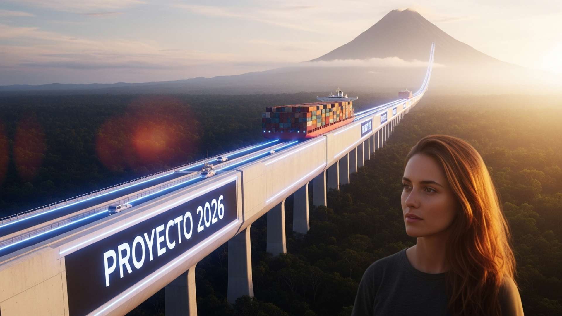 Alvarado aboga por un ambicioso canal interoceánico para revitalizar la zona norte