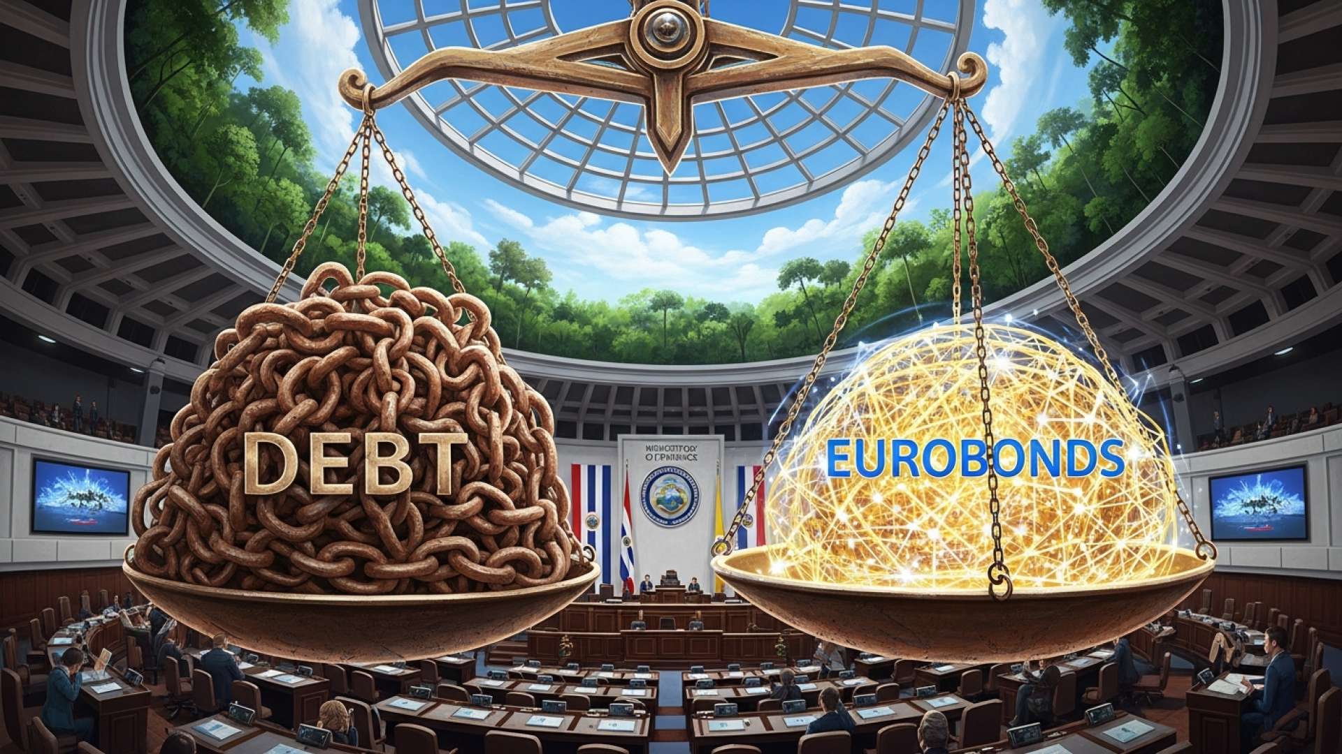 Costa Rica busca 13.500 millones de dólares en deuda externa para evitar la crisis fiscal