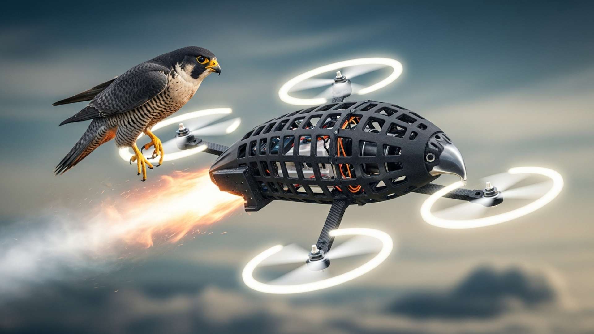 Un dron construido en un garaje bate el récord mundial de velocidad