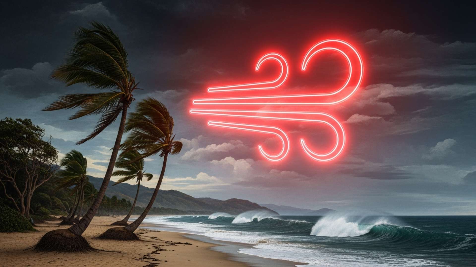 Guanacaste azotada por feroces vientos de 92 kilómetros por hora