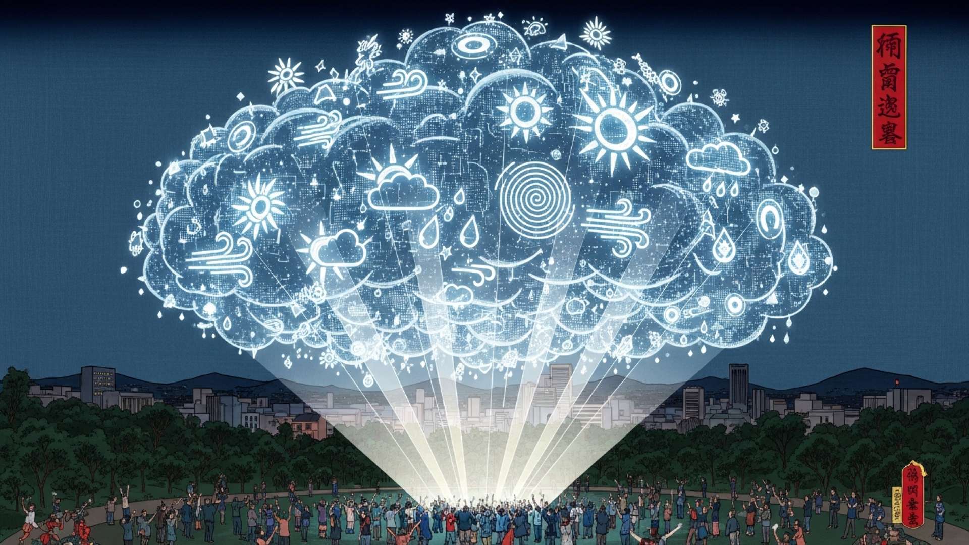 Previsión de vientos huracanados y temperaturas frescas para el Festival de la Luz