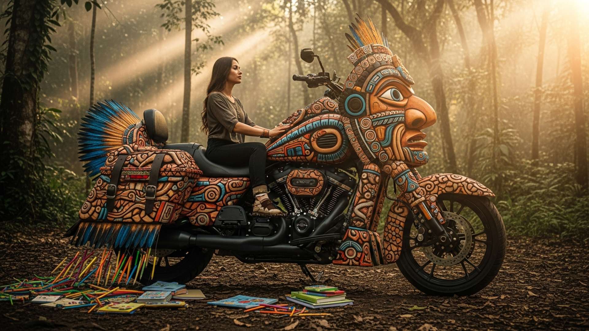 Cientos de motociclistas se unen en favor de la juventud en la carrera benéfica anual