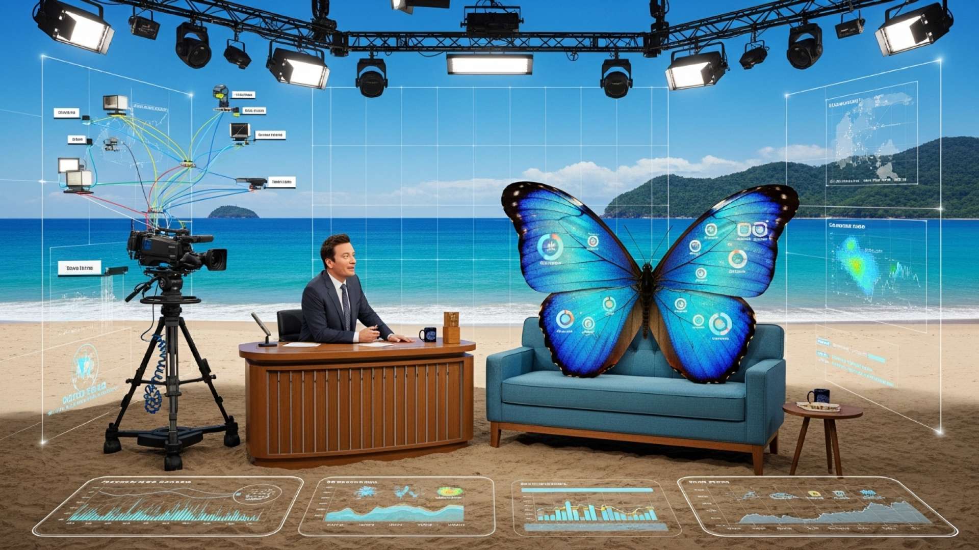 Jimmy Fallon cierra el 2025 con unas vacaciones familiares en Guanacaste