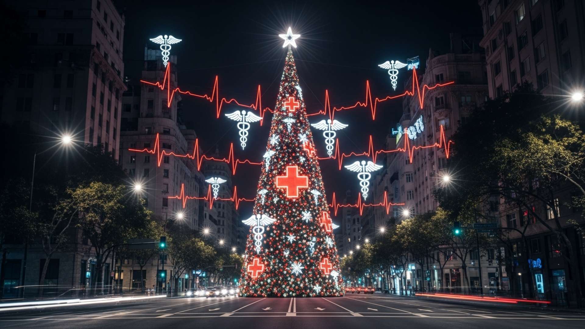 El Paseo Colón se prepara para el atasco navideño de este jueves